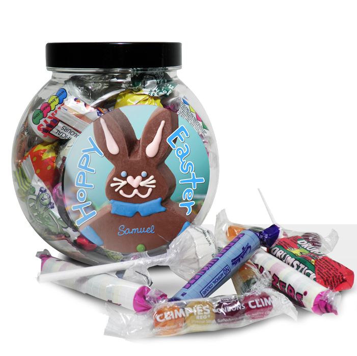 Blue Bunny Sweet Jar